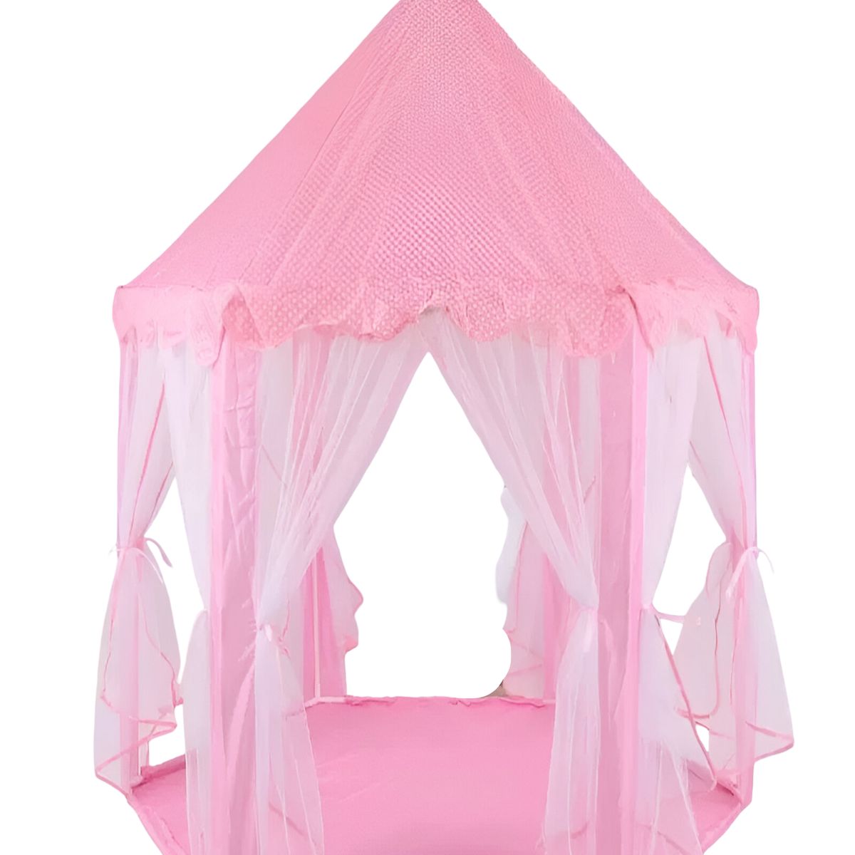 GENERICO - CARPA CON FORMA DE CASTILLO PARA NIÑA ROSADA