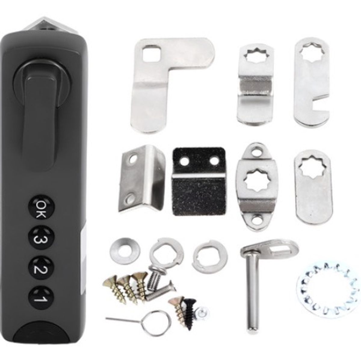 GENERICO - Cerradura Mueble Cajon Puerta Contraseña Con Clave Negro - 309011