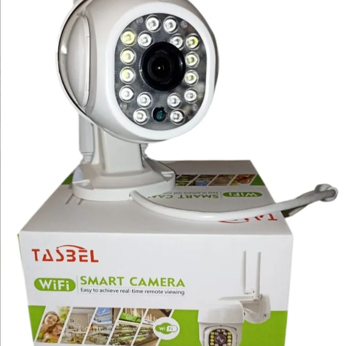 GENERICO - Cámara de Seguridad WiFi 1080P con Visión Nocturna y Audio Bidireccional