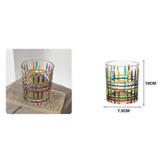 GENERICO - SET DE 6 VASOS DE VIDRIO 350ML