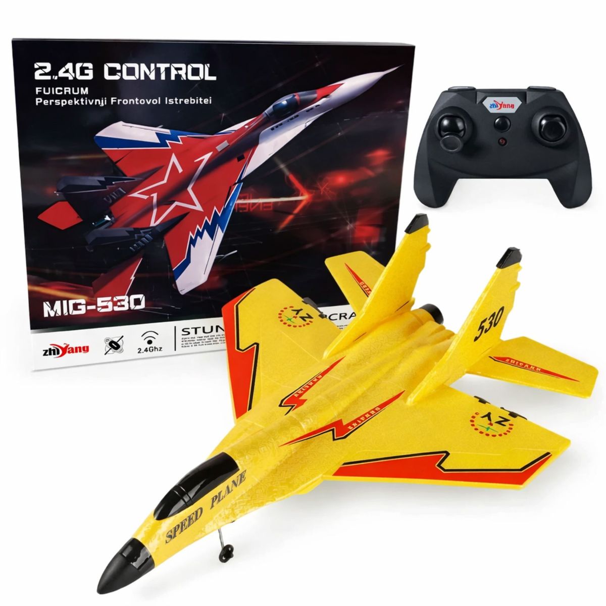 MOVI - AVION  PLANEADOR DE COMBATE A CONTROL REMOTO ZY-530PRO