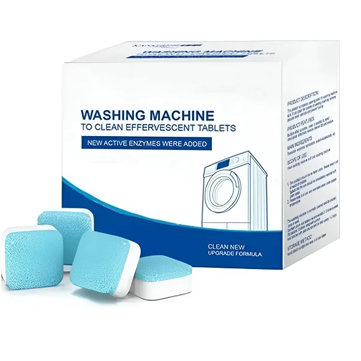 GENERICO - Kit Práctico De 12 Pastillas Para Limpieza De Lavadora
