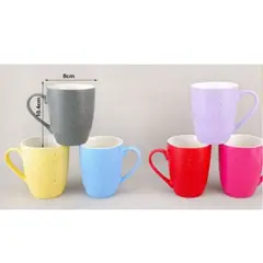 GENERICO - TAZA DE CERÁMICA 350ML COLORES SURTIDOS