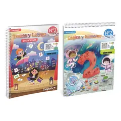 CALIGRAFIX - Pack Trazos Y Letras 2 Script Logica Y Numeros 2