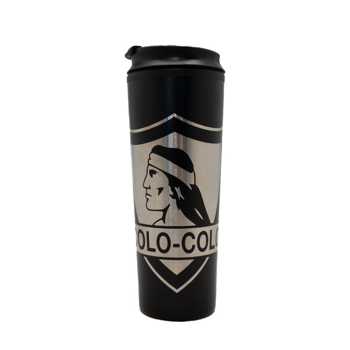 TITANIO - MUG METALICO COLO COLO 450 ML NEGRO