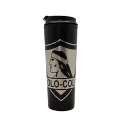 TITANIO - MUG METALICO COLO COLO 450 ML NEGRO