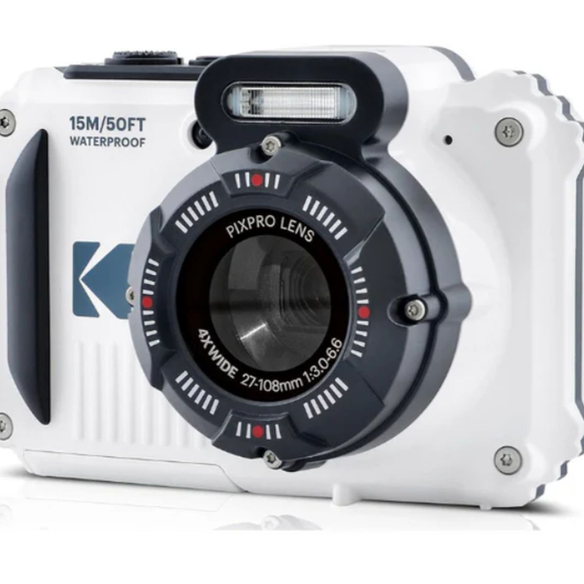 KODAK - Kodak PIXPRO WPZ2  16x zoom Waterproof white