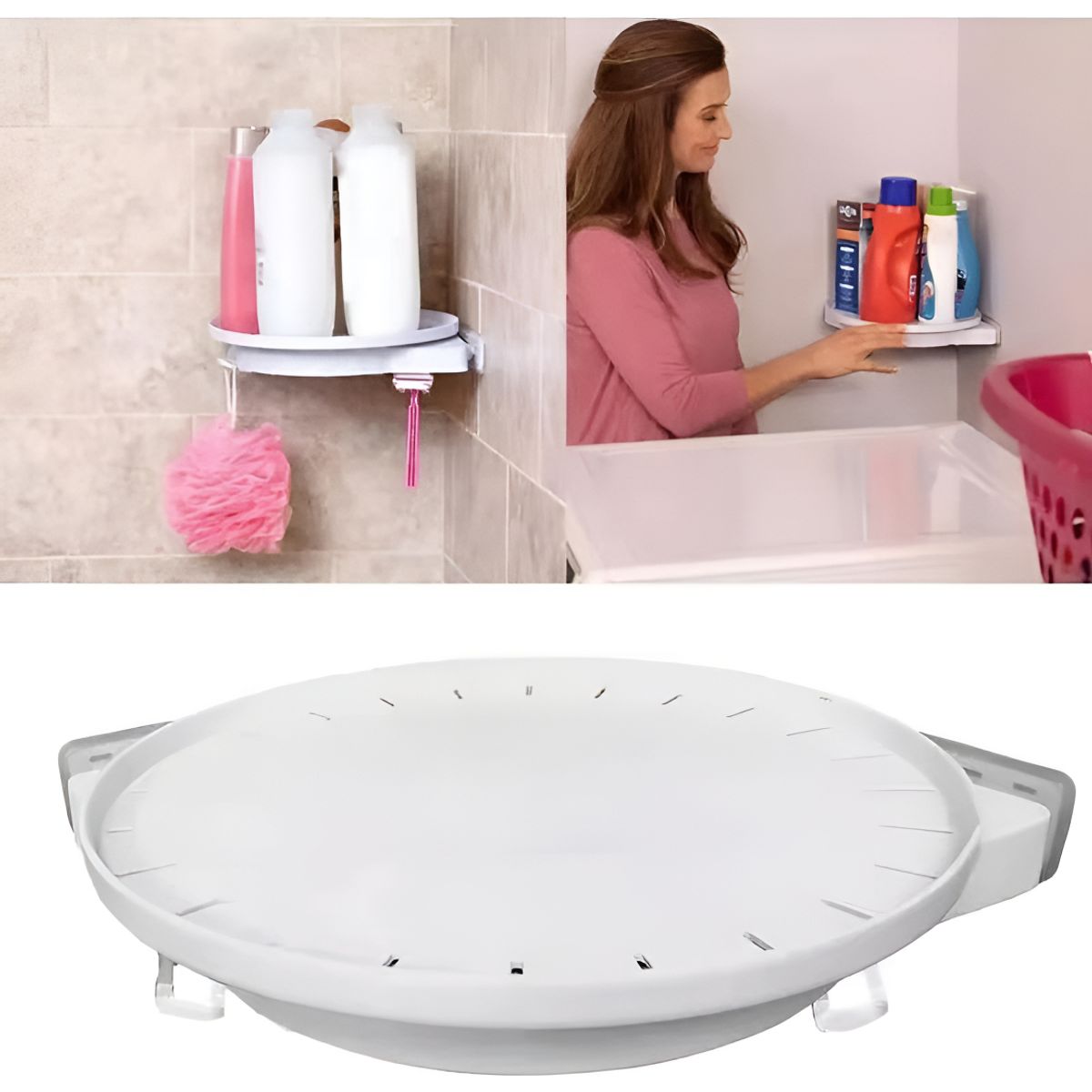 GENERICO - Estante Giratorio Organizador Baño Cocina Bandeja Maquillaje