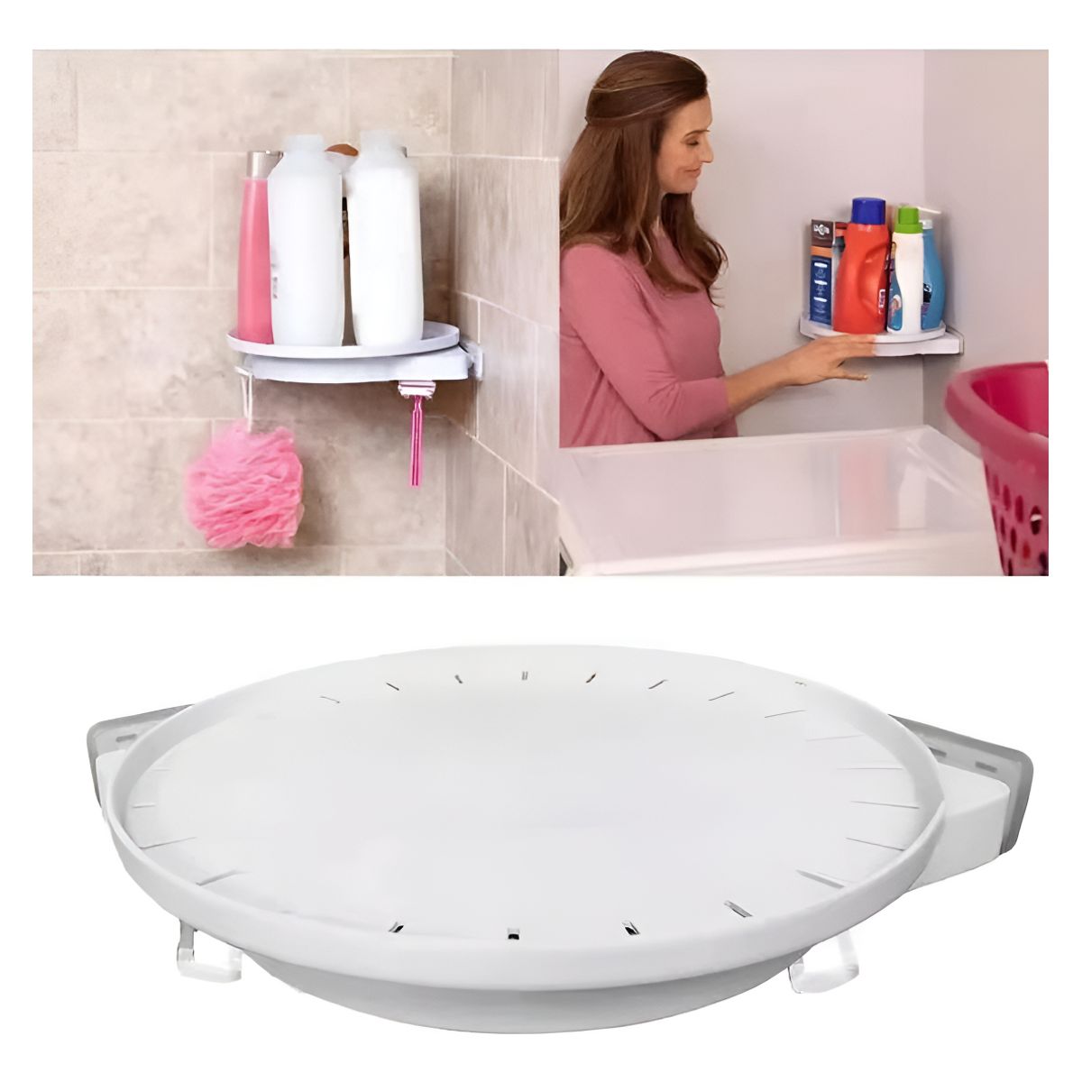 GENERICO - Estante Giratorio Organizador Baño Cocina Bandeja Maquillaje