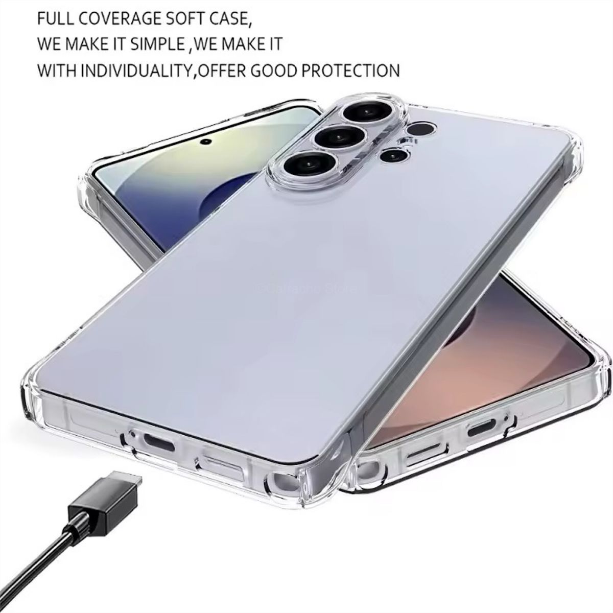 GENERICO - Carcasa Transparente Reforzada Para Samsung S26 Ultra