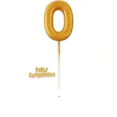 GENERICO - Vela dorada Nº 0 14cm