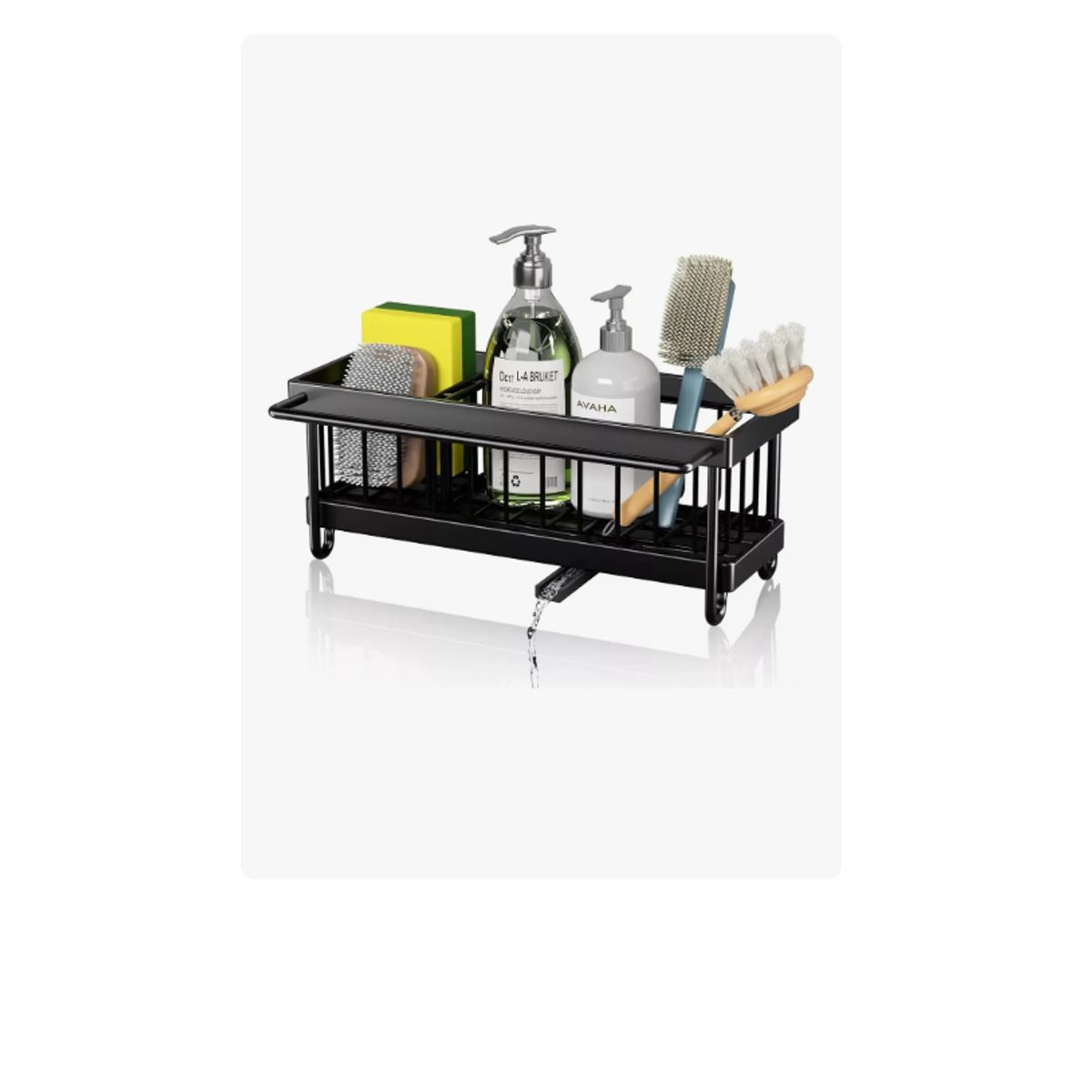 GENERICO - Porta Esponja Organizador De Lavaplatos Escurridor De Cocina