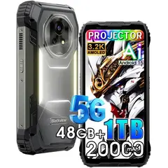 BLACKVIEW - XPLORE 2 5G Celular 48GB+1TB 20000mAh Android15 Smartphone