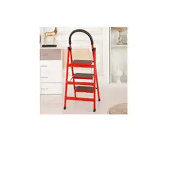 GENERICO - Escalera Tres Pasos Liviana, Plegable Y Antideslizante