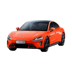 XIAOMI - Auto Coleccionable SU7 Escala 118 Die-cast Naranja Lava Puertas Capó Maletero Abribles