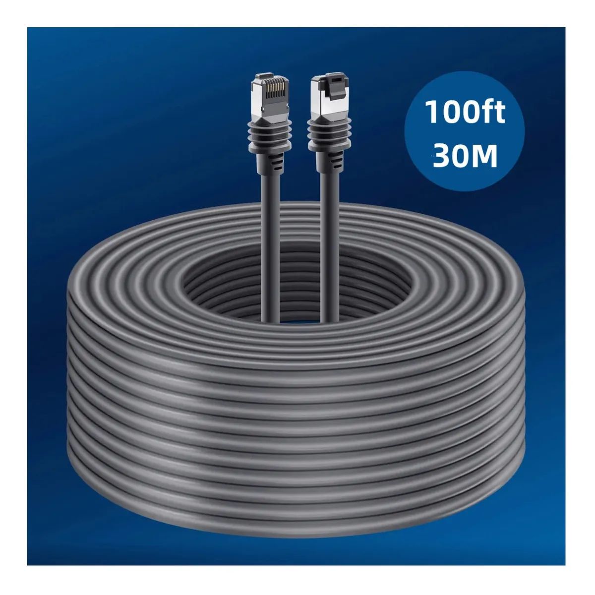 GENERICO - 30m100ft Cable Ethernet Para Starlink Gen3 V4 Mini