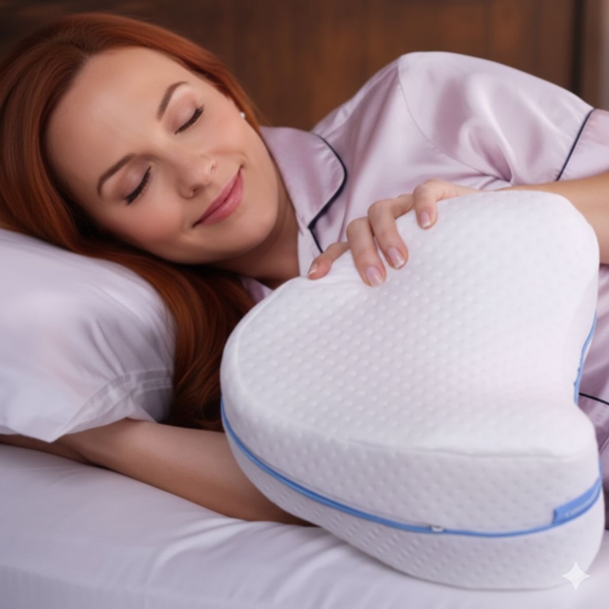 MOVI - Almohada Ergonómica para Piernas y Rodillas - Espuma Viscoelástica Memory Foam