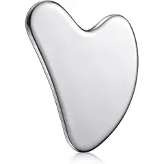 GENERICO - Guasha De Acero Inoxidable Masajeador Facial Linfatico Plateado
