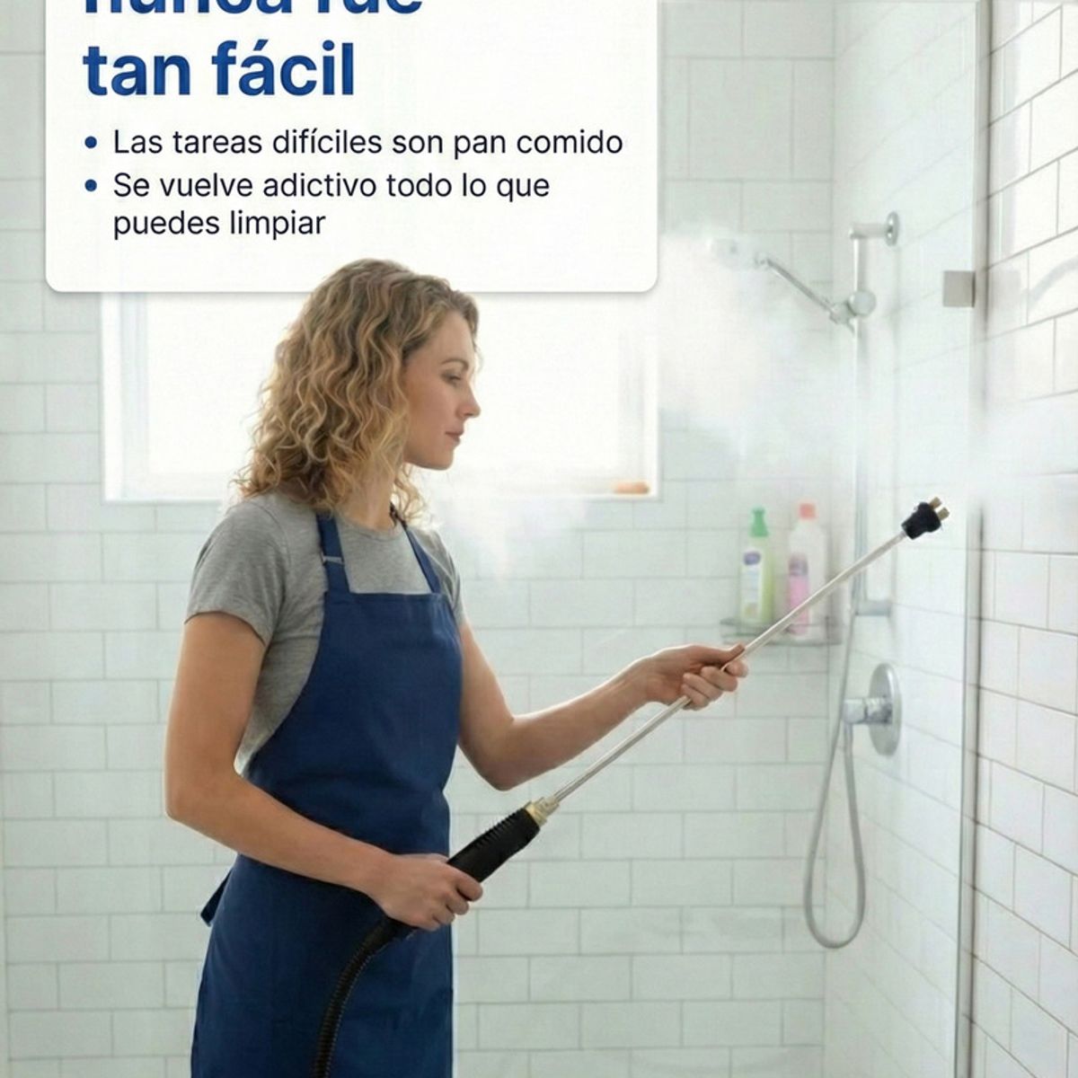 GENERICO - Limpiador Vapor Semiprofesional Alta Presion 2500w Accesorio