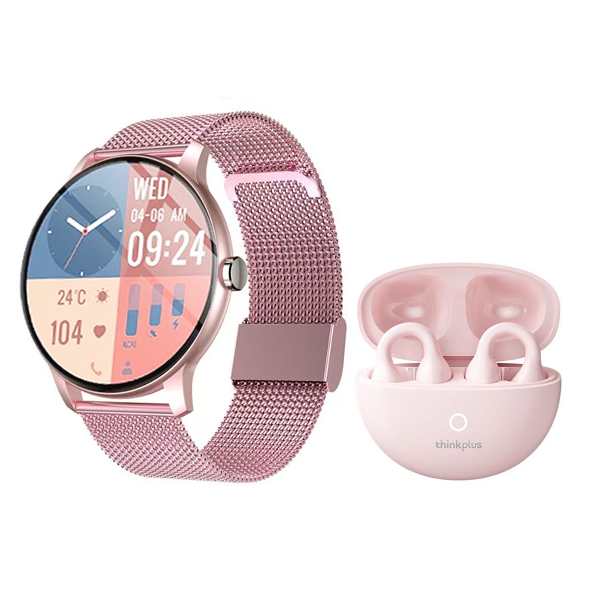 LENOVO - Audífonos Lenovo LP25 y Toumi Fit Pro Reloj inteligente