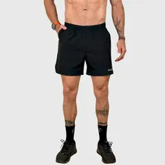 KONKO ACTIVE - Short Deportivo Negro Hombre Hyperflex Basic Black Konko