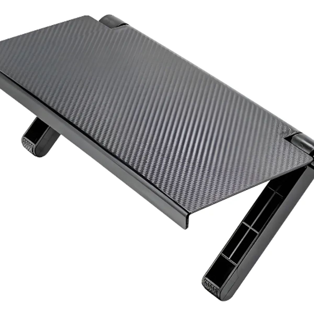 GENERICO - Estante Superior Para Pantallas Tv O Pc Ajustable Repisa Negro