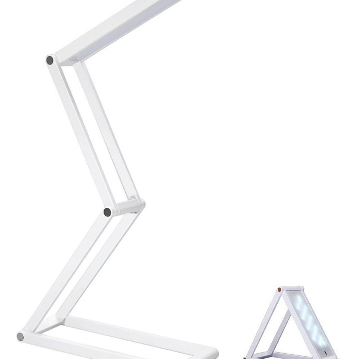 GENERICO - Lámpara LED Escritorio BETENSH Plegable USB Solar 3 Modos Luz Blanco