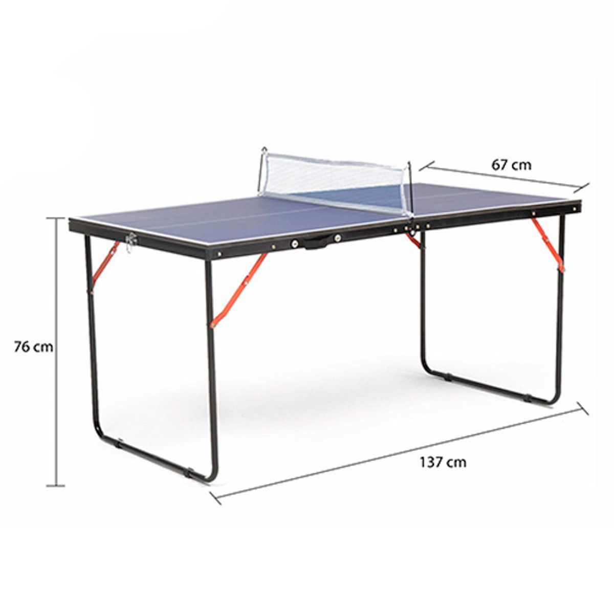 SDFIT - Mesa de Ping Pong Mini + Set Paletas Pelota 137 X 76 x 67 cm MDF – CD-TTB09