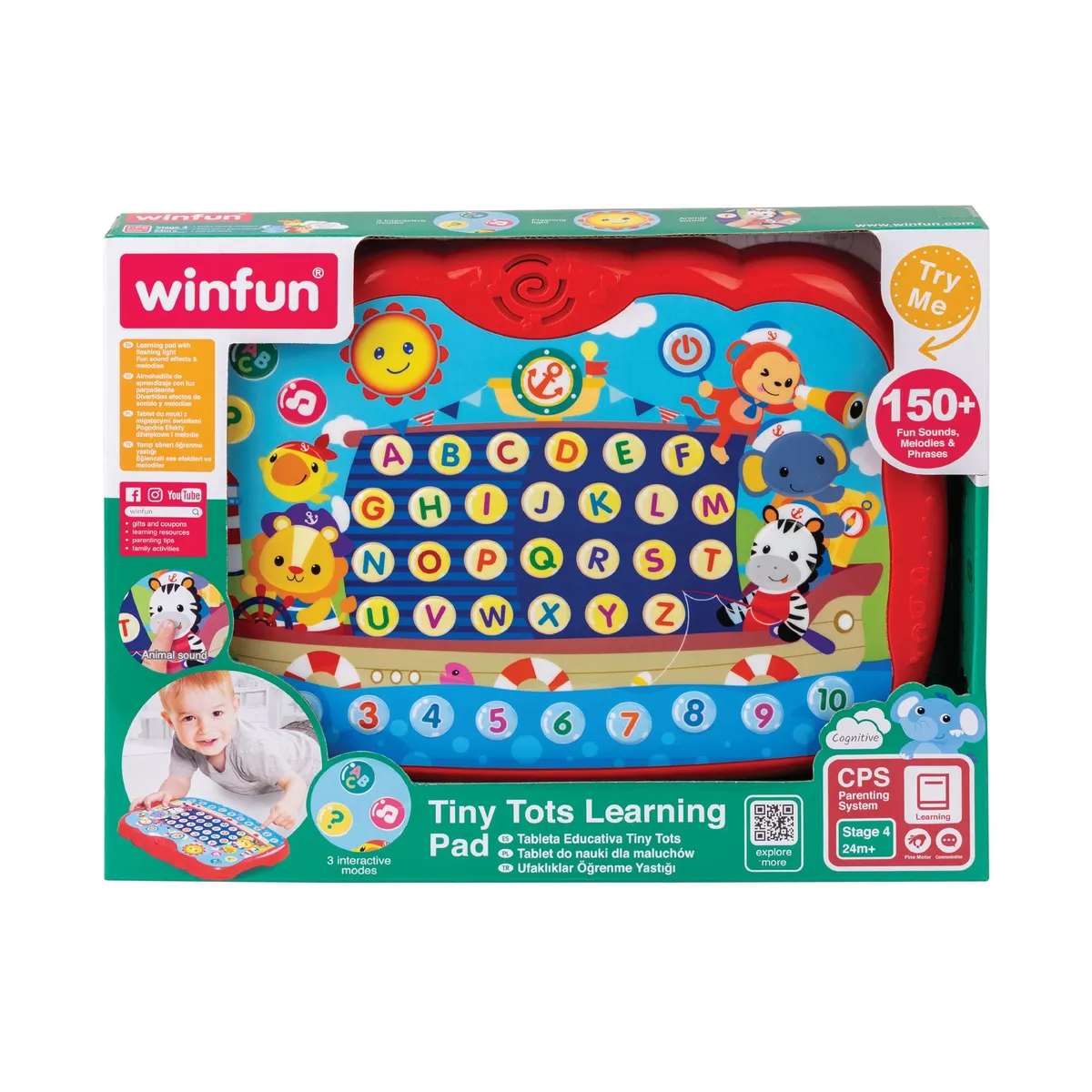 WINFUN - TECLADO DE APRENDIZAJE TINY TOTS