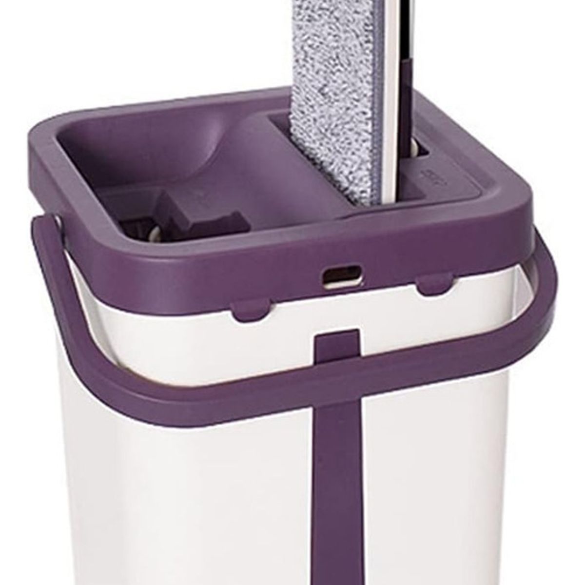 GENERICO - Set De Mopa Rotación Giratoria Trapeador 360° Balde Y Paño Color Gris oscuro