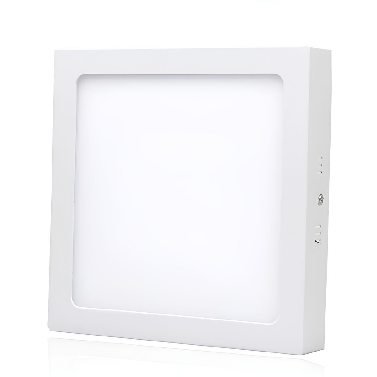 GENERICO - X5 Foco Panel Plafón Led 24w Sobrepuesto Cuadrado Luz Frio Estructura Blanco-003041 B-231017
