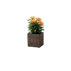 DEROMA - Maceta Cubo 25x25cm Cobre