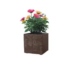 DEROMA - Maceta Cubo 40x40 cm Cobre
