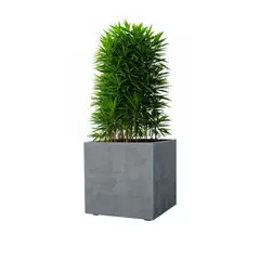 DEROMA - Maceta Cubo 40x40 cm Cemento