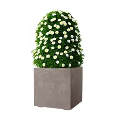 DEROMA - Maceta Cubo 50 cm Arena.