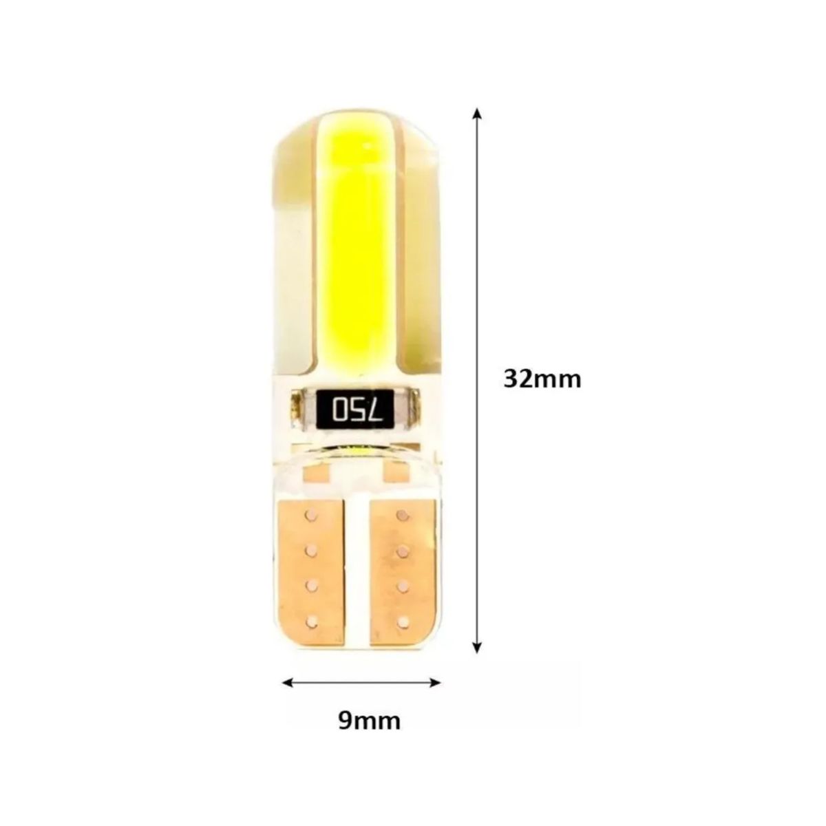 KOBO - Kit de 2 Ampolletas Led T10 para Automovil Luz Blanco