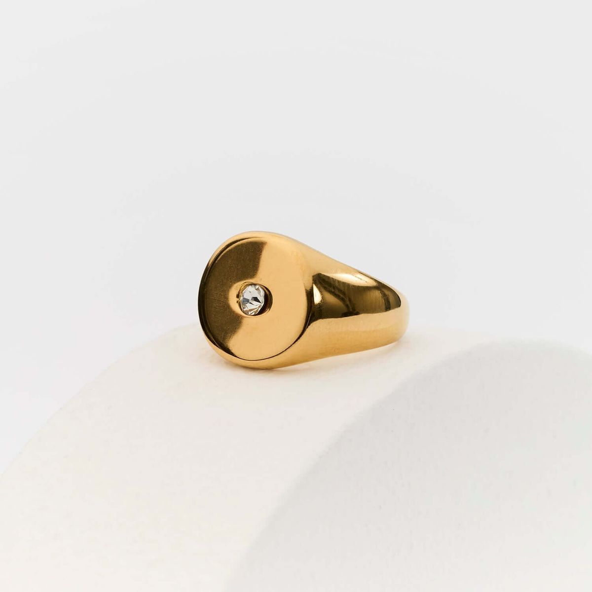 LOUNGE - Anillo Mujer Círculo Punto De Luz
