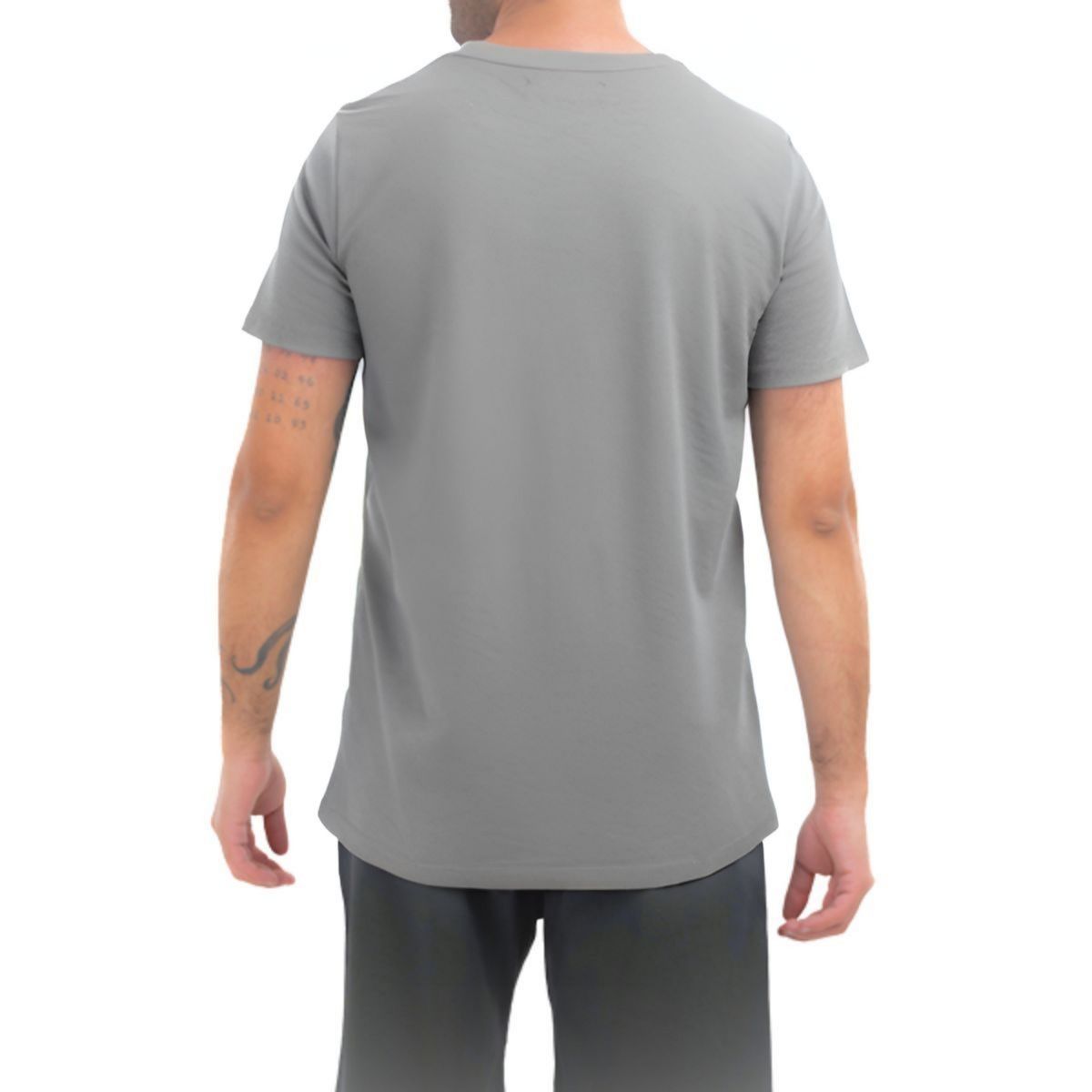 LIKE SHOP - Polera Hombre Manga Corta Lisa Algodón Deportiva Elasticada 6609