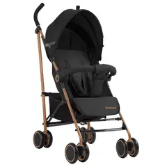BEBESIT - Coche Paragua Clap Negro Gold