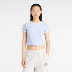 NEW BALANCE - Polera Lifestyle Mujer Trackside Ringer T-Shirt