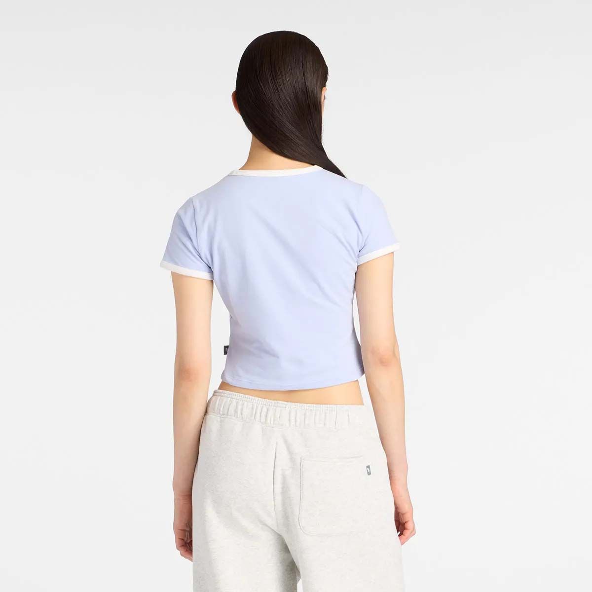 NEW BALANCE - Polera Lifestyle Mujer New Balance Trackside Ringer T-Shirt