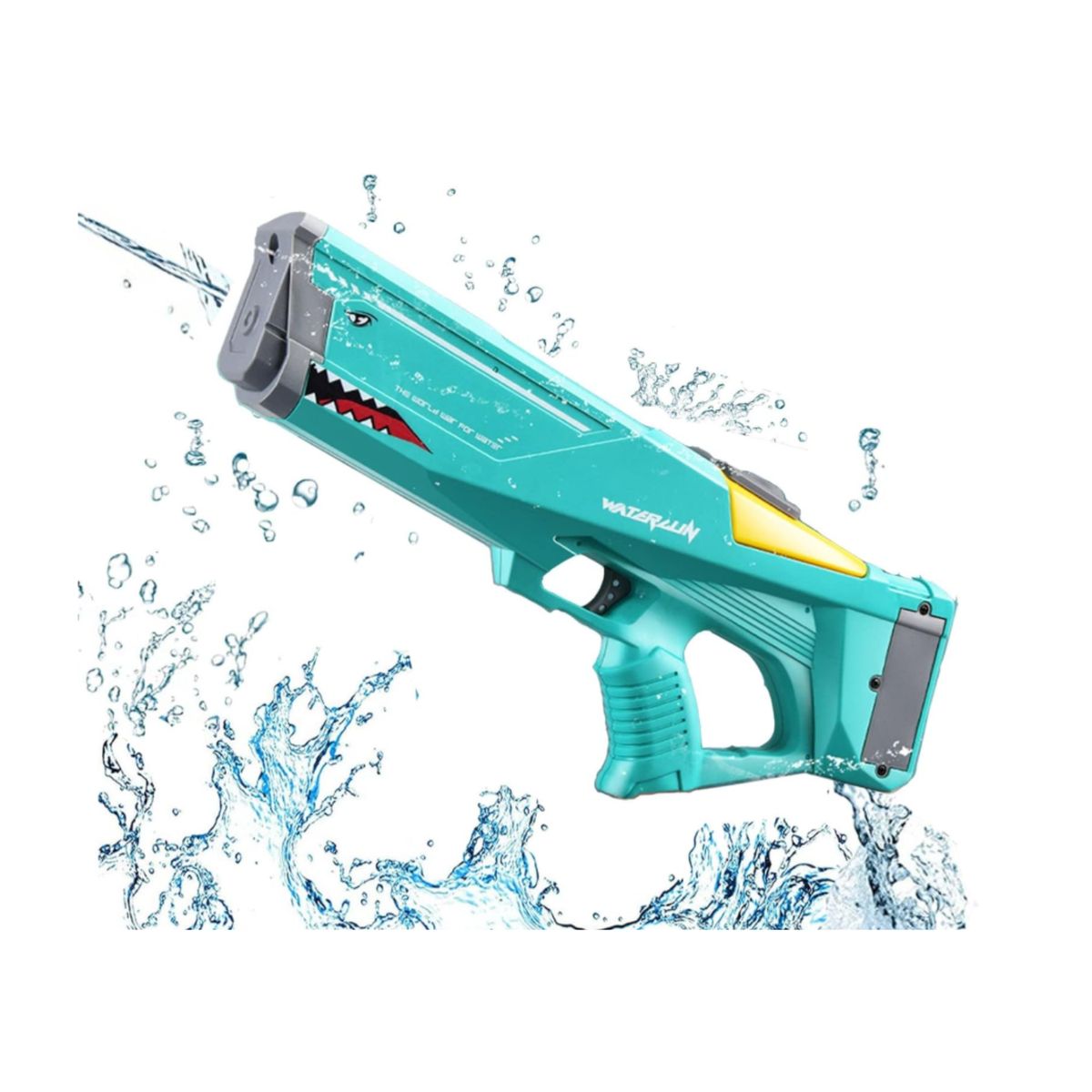 GENERICO - Juguete de Agua Shark Power  Automática con Luces LED y Batería Recargable Color Verde