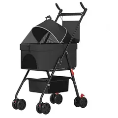 KIDSCOOL - Coche Para Mascotas Plegable Desmontable