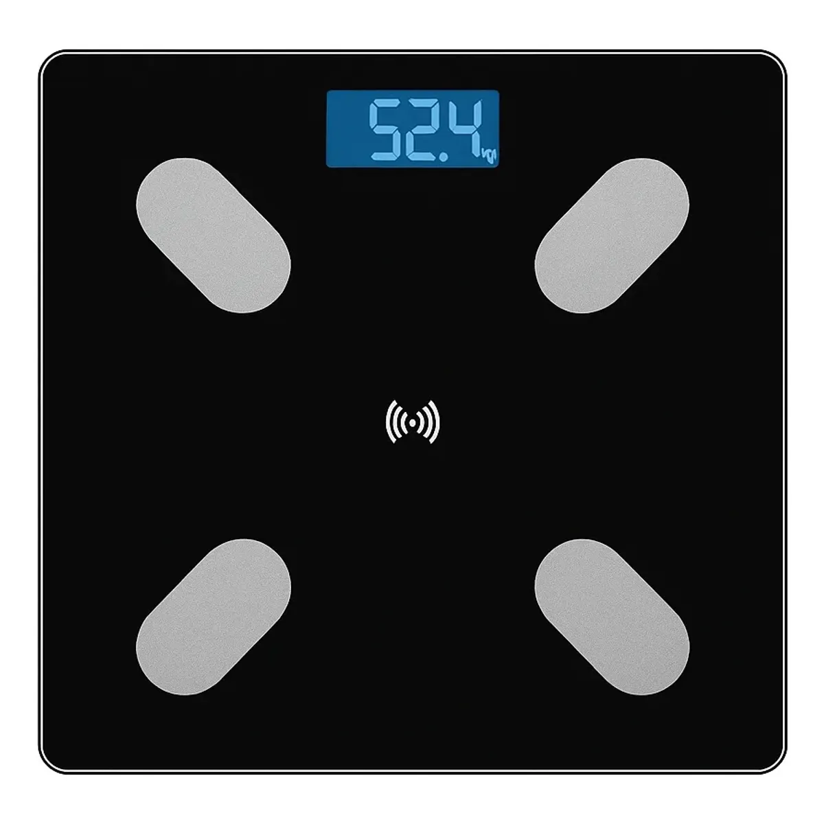 GENERICO - Bascula Inteligente Digital Color Negro Con Baterias Tasbel Negro