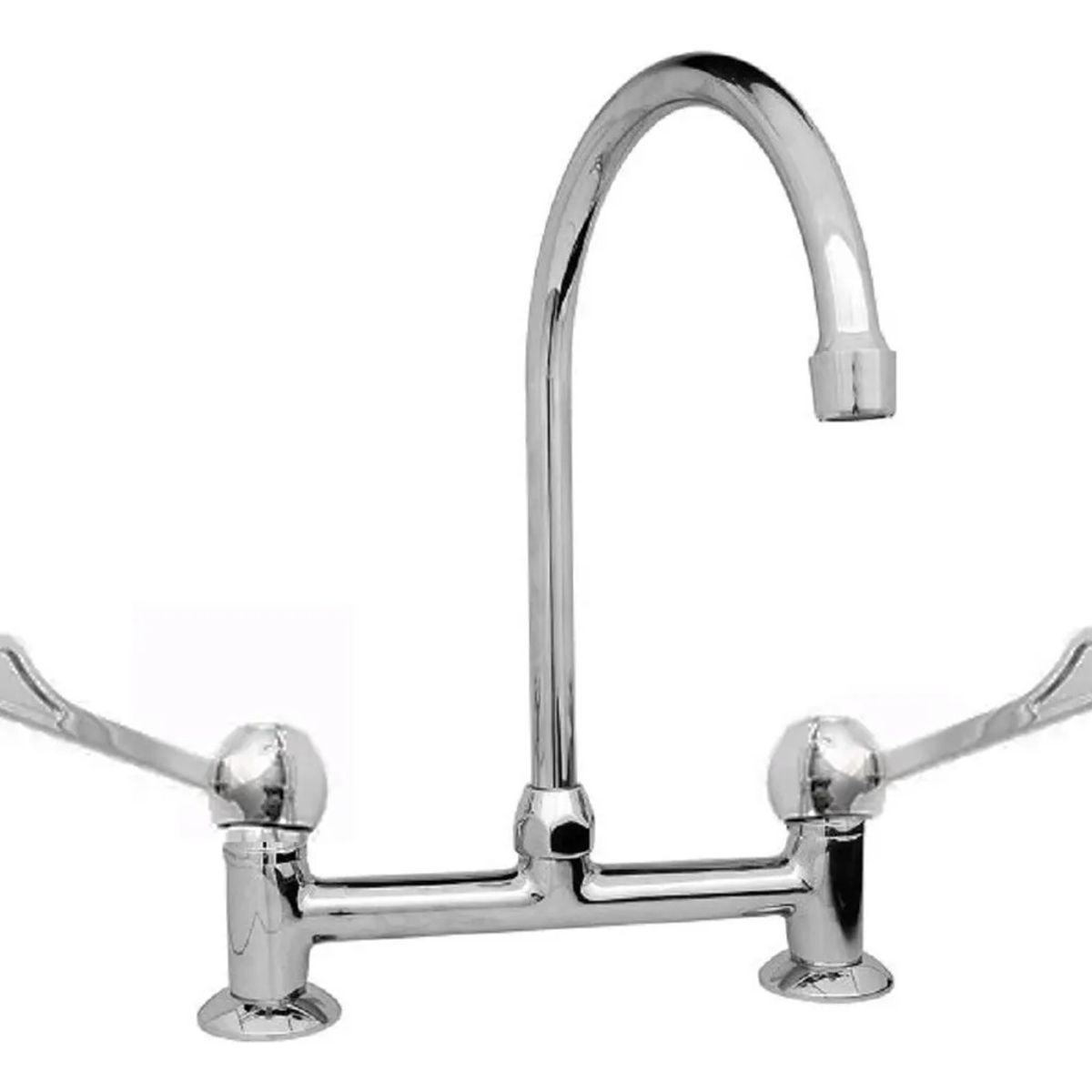 TAUMM - Combinacion Llave Grifo Quirurgica Marca Taumm Cromada Plateado Cromado