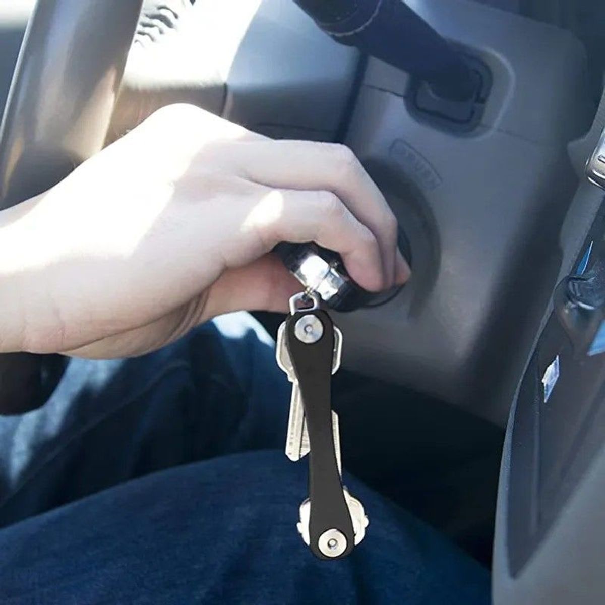 MOVI - Llavero Organizador Compacto para 12 Llaves Antiruido y Portátil