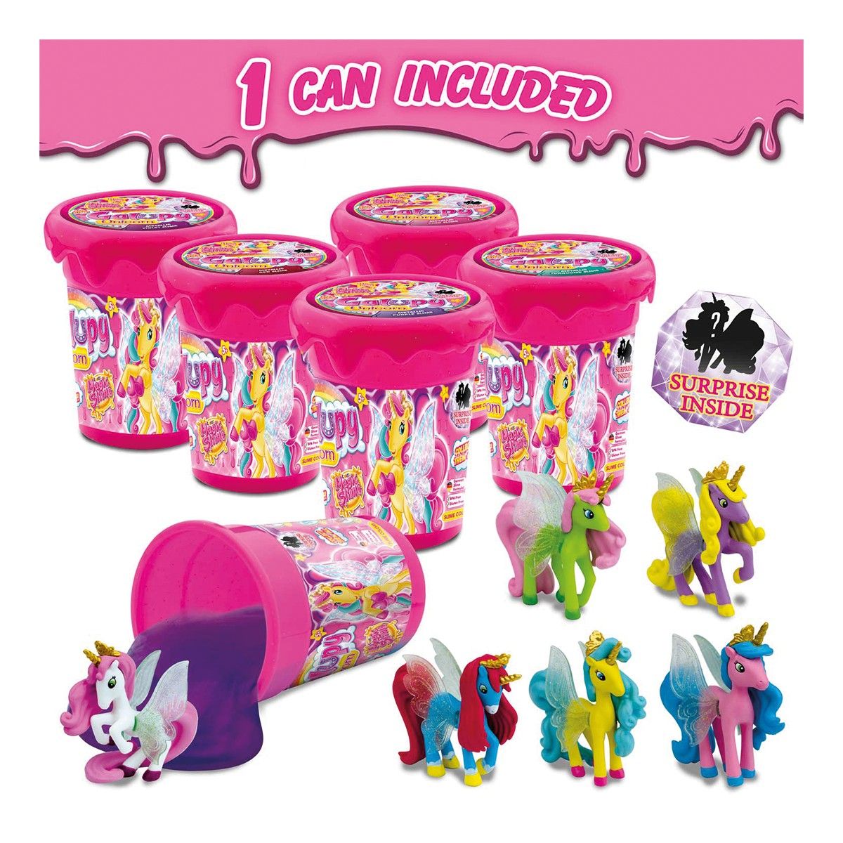 GENERICO - Slime Mágico Unicornio Sorpresa Craze