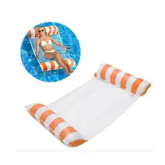GENERICO - Flotador Inflable Adultos Cama Hamaca Silla Agua Piscina Color Naranja