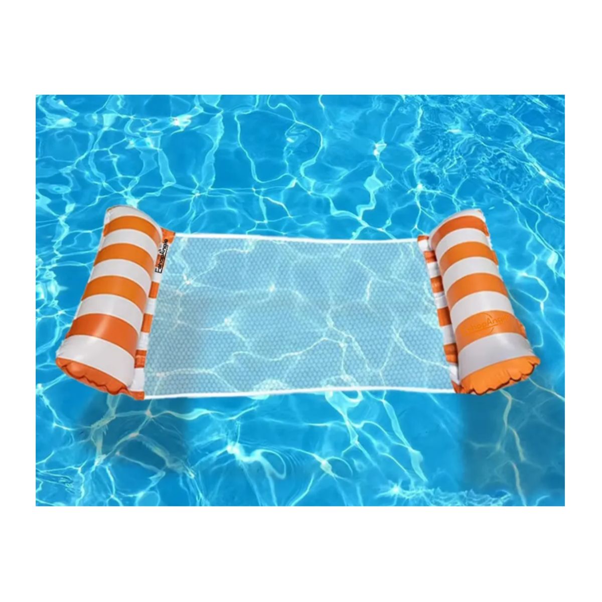 GENERICO - Flotador Inflable Adultos Cama Hamaca Silla Agua Piscina Color Naranja