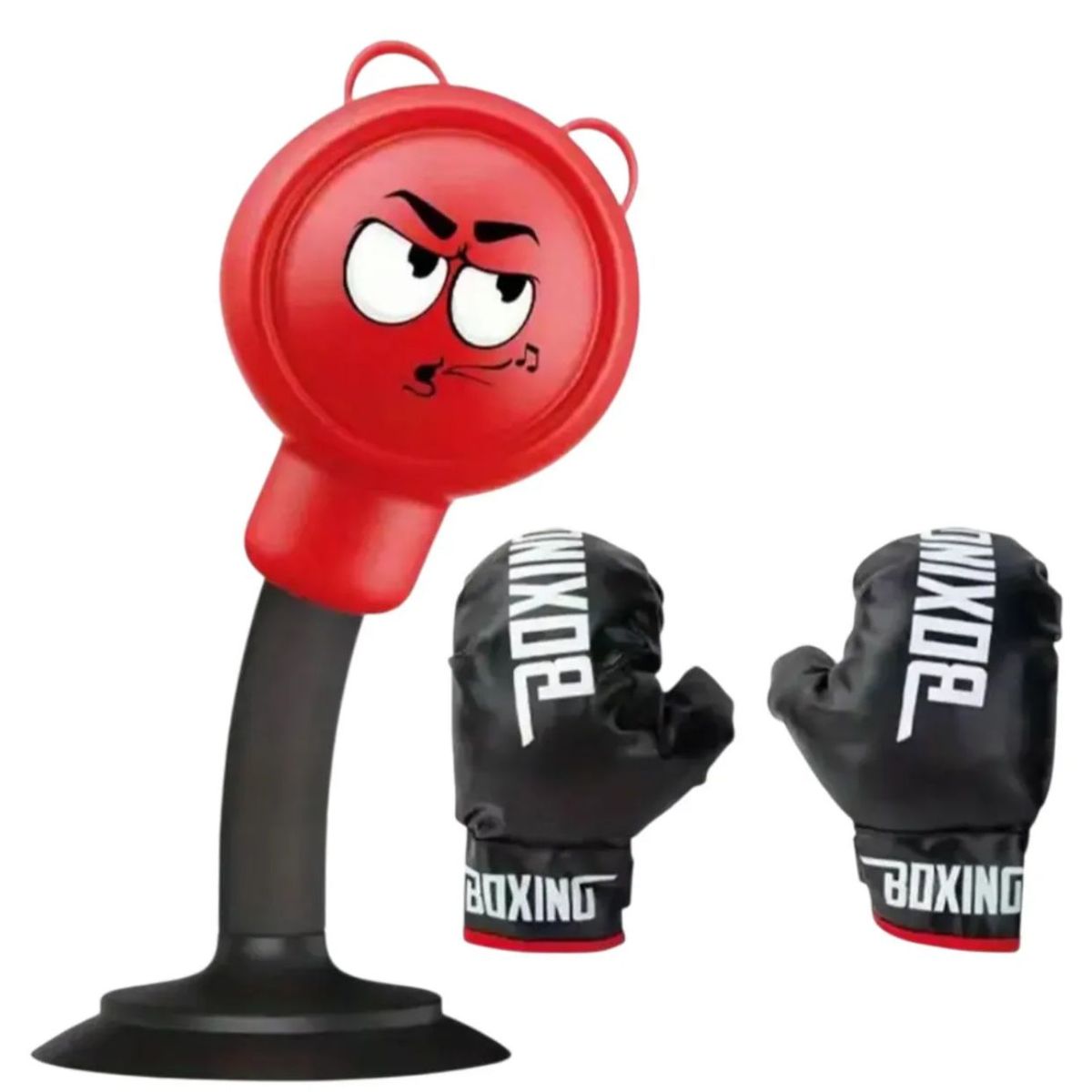 GENERICO - Kit Mini Boxeo Infantil Con Guantes Y Base Roja